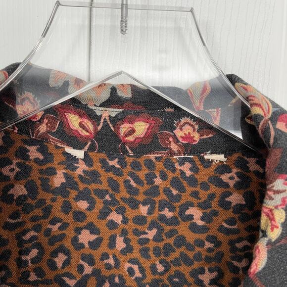 Soft Surroundings Icons Mixed Print Button Up Tunic - Picture 3 of 7